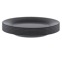 (6PC Side Plates) Melamine Dinner Plates Bowls Reusable Tableware