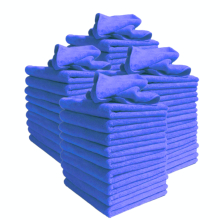 Microfibre Cleaning Cloths, Pack of 40 Large