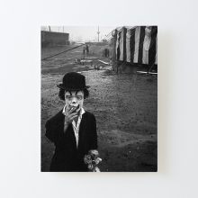 Canvas Print Only Clown, sad clown, Smoke break, smoking clown, scary vintage Clyde Beatty Circus Poster Wall Art Room Decor 16x20 inch No Frame