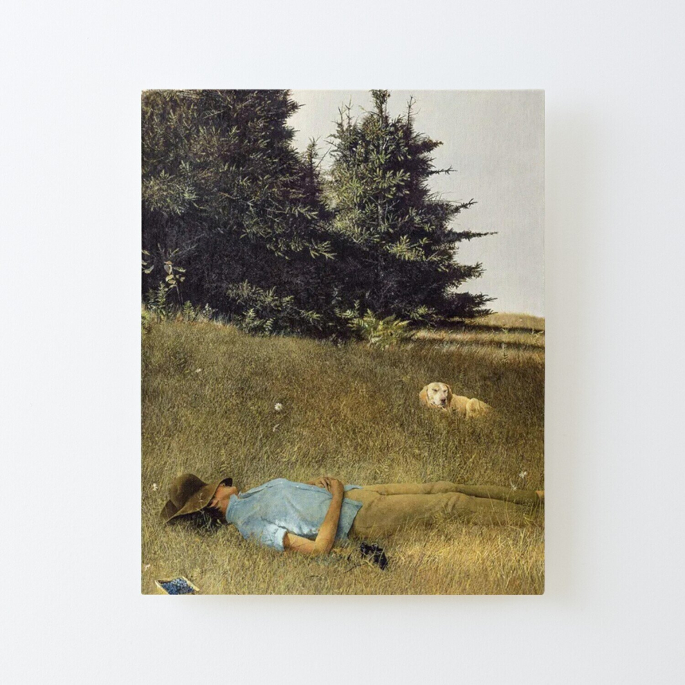 Canvas Print Only Distant Thunder - Andrew Wyeth Poster Wall Art Room Decor 16x20 inch No Frame