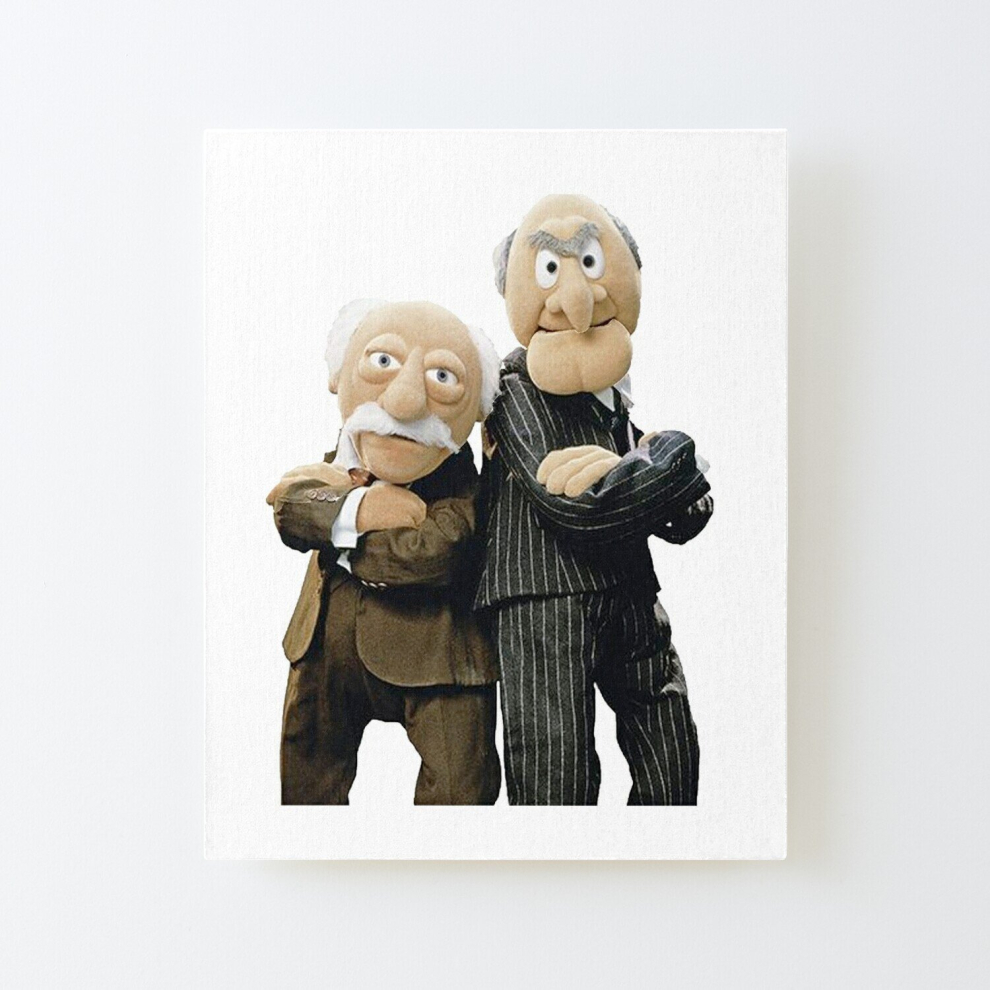 Canvas Print Only Statler and Waldorf Poster Wall Art Room Decor 16x20 inch No Frame