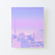 Canvas Print Only Sailor city Poster Wall Art Room Decor 16x20 inch No Frame
