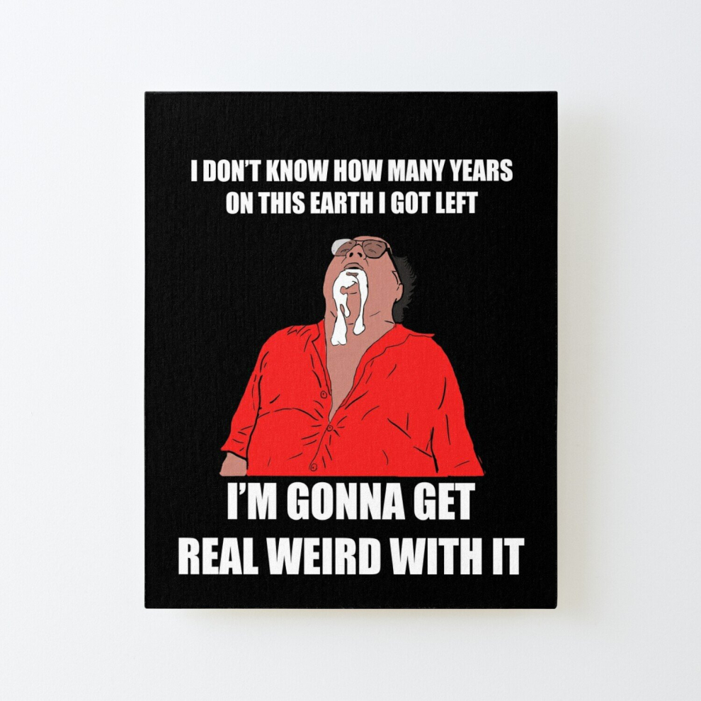 Canvas Print Only Frank Reynolds Get Weird with It Poster Wall Art Room Decor 16x20 inch No Frame