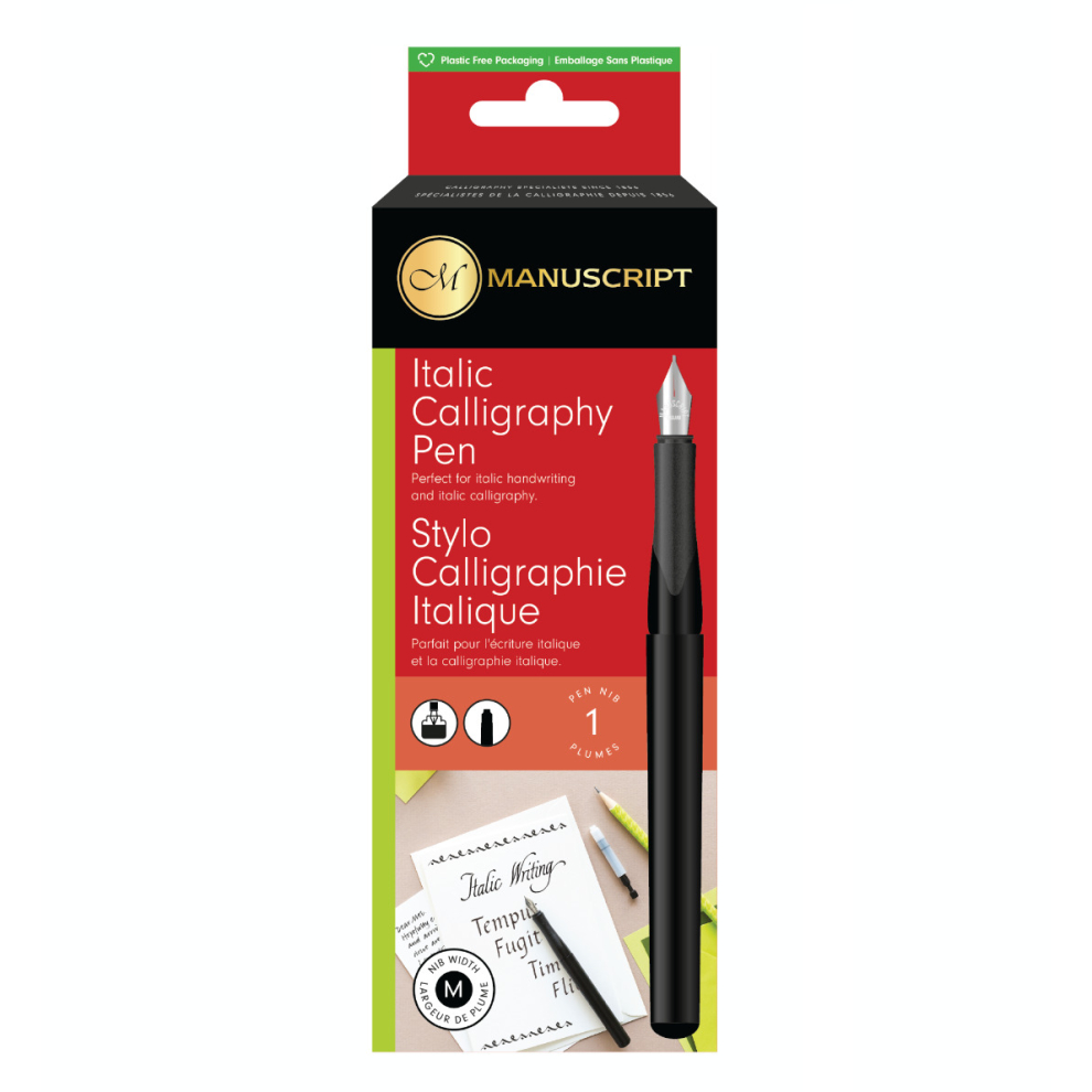 Manuscript Pen Company Manuscript Left Handed Nib Italic Pen