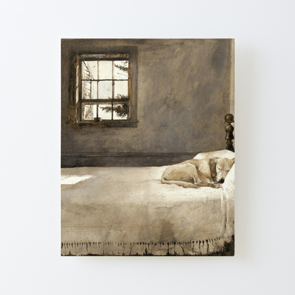 Canvas Print Only Master bedroom - andrew wyeth Poster Wall Art Room Decor 16x20 inch No Frame
