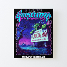 Goosebumps One Day At HorrorL Canvas Print 16x20 - No Frame Poster Wall Art - Print Only - ObFG-RedBSMdPrt1-4261756119.0706