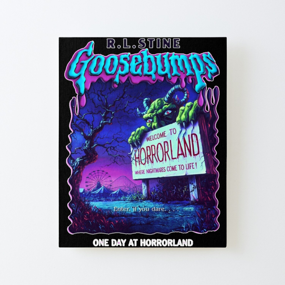 Canvas Print Only Goosebumps One Day At HorrorL Poster Wall Art Room Decor 16x20 inch No Frame