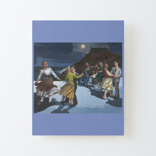 Canvas Print Only Paula Rego, The Dance 1988 Poster Wall Art Room Decor 16x20 inch No Frame