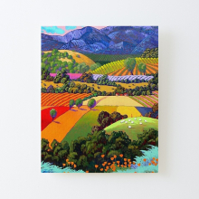 Canvas Print Only Beautiful View - david hockney Poster Wall Art Room Decor 16x20 inch No Frame