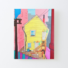 Canvas Print Only City Poster Wall Art Room Decor 16x20 inch No Frame
