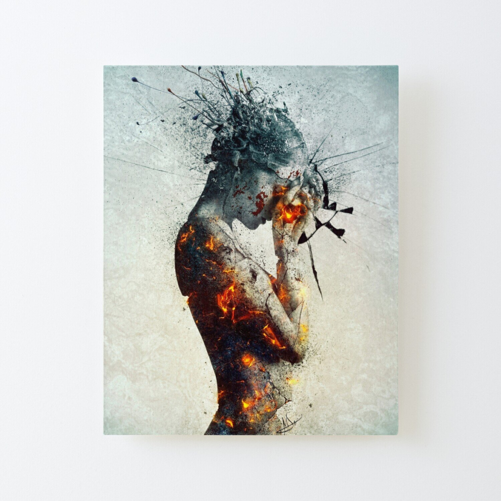 Canvas Print Only Deliberation Poster Wall Art Room Decor 16x20 inch No Frame