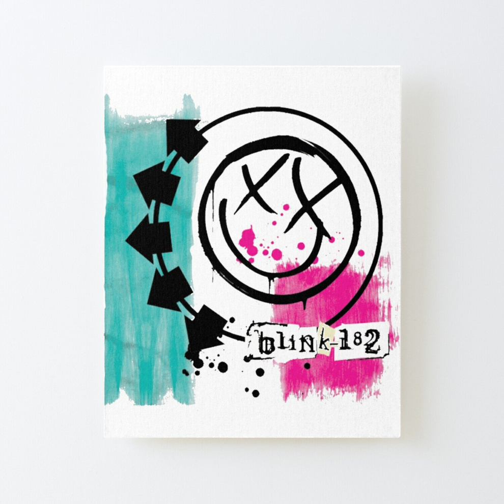 Canvas Print Only Music Blink 182 punk band tour  Poster Wall Art Room Decor 16x20 inch No Frame