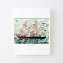 Canvas Print Only The Gospel Ship Poster Wall Art Room Decor 16x20 inch No Frame
