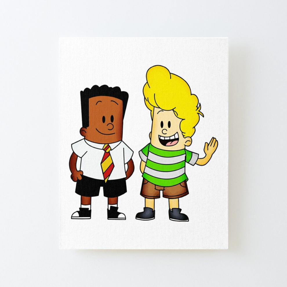 Canvas Print Only george and harold captain underpants Poster Wall Art Room Decor 16x20 inch No Frame