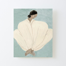 Canvas Print Only Sofia Linds Meet Me At Jaurès Poster Wall Art Room Decor 16x20 inch No Frame