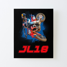 Canvas Print Only Jett JL18 Lawrence motocross legend Dirt bike Champion 18 Design 2021 2022 Poster Wall Art Room Decor 16x20 inch No Frame