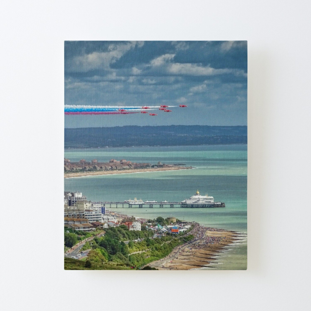Canvas Print Only Red Arrows Arrival Poster Wall Art Room Decor 16x20 inch No Frame