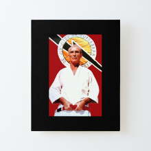 Canvas Print Only Helio Gracie - Famed Brazilian Jiu-jitsu Grandmaster Poster Wall Art Room Decor 16x20 inch No Frame