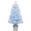 (White 2FT) Sparkling White/Green Fibre Optic Christmas Tree 2