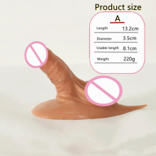 Realistic Hollow Dildo Soft and Comfortable Silicone Penis Sleeve Enlarger Reusable Condoms Adult Sex Toys for Men Women Couple