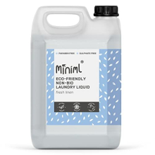 Miniml Eco Laundry Liquid 5L Refill (Non-Bio) Fresh Linen Scent - Detergent & Fabric Softener for Machine or Hand Wash FCC-MINI-LC-HDPE-5L