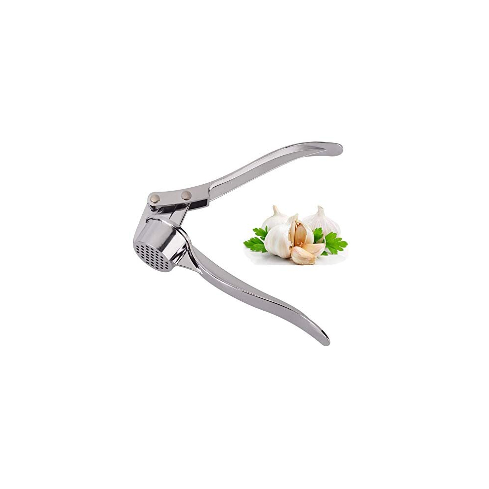 Jsdoin Professional Kitchen Garlic Press/ Mincer/ Crusher UK, Peeler Squeezer Heavy Duty Garlic Presser,User-Friendly Chopper, Easy to Clean and