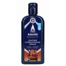 Astonish Specialist Leather Conditioning Cream, Cleans and Nourishes, for Restoring Leather Goods, 250ml