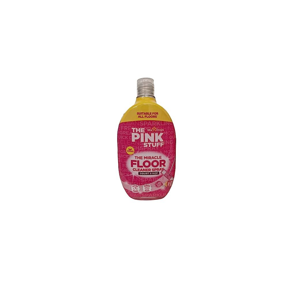 THE PINK STUFF The Miracle Direct to Floor Cleaner | Squirt & Mop 750 ml - Quick Dry Formula | No Water Needed | Vegan-Friendly | Suitable for All