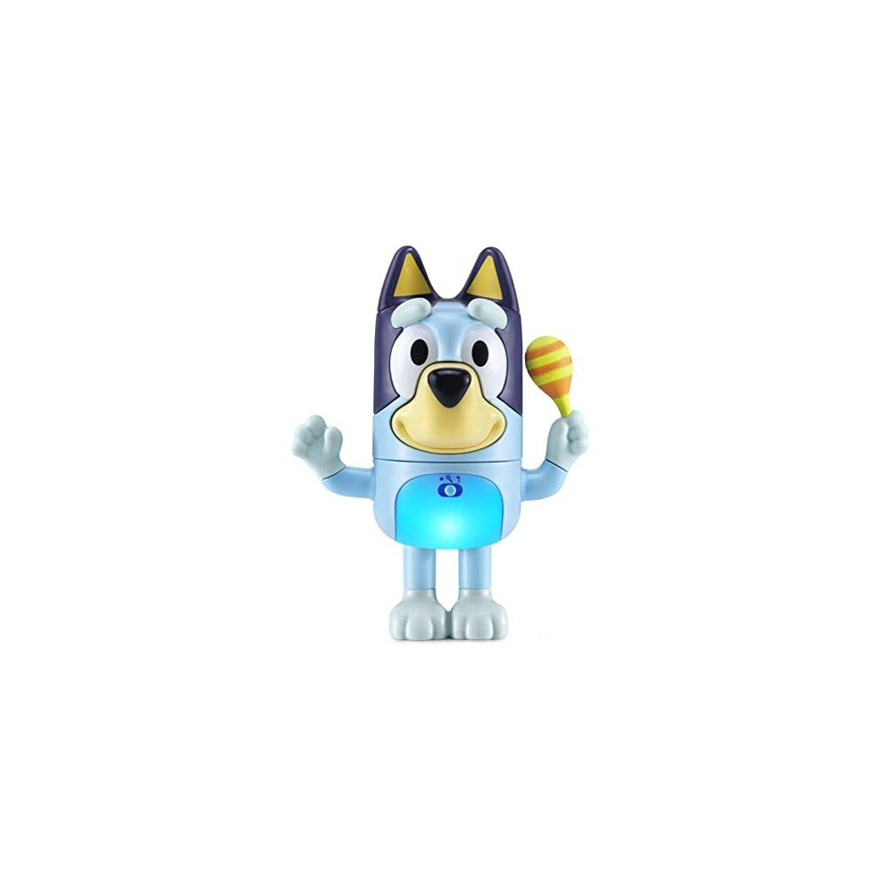 VTech Shake It Bluey, Official Bluey Character, Interactive Toddler Toy with Music, Sounds and Phrases from the TV show, Educational Learning Toy,