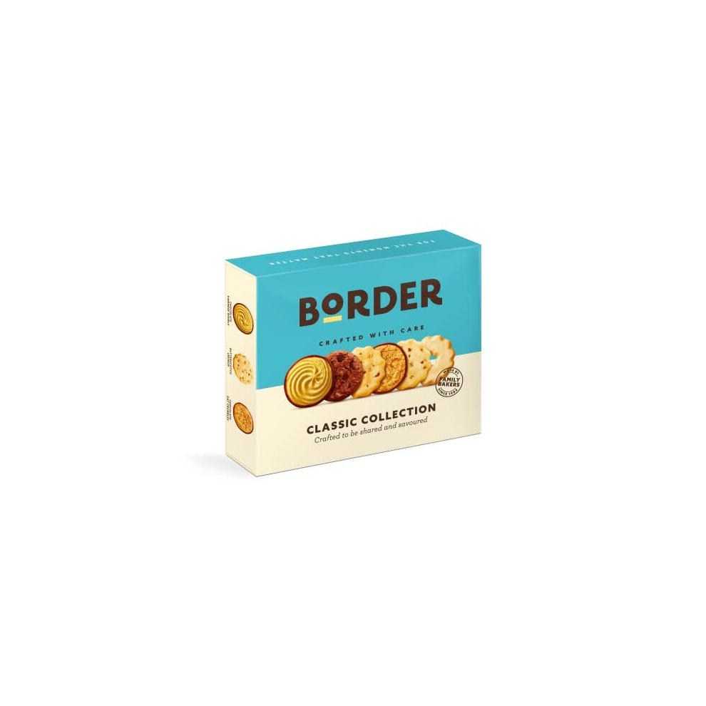 Border Biscuits - Classic Sharing Pack Gift Box - Premium Cookies - Includes Viennese Whirls, Butterscotch Crunch, Shortbread Rings & Much More -