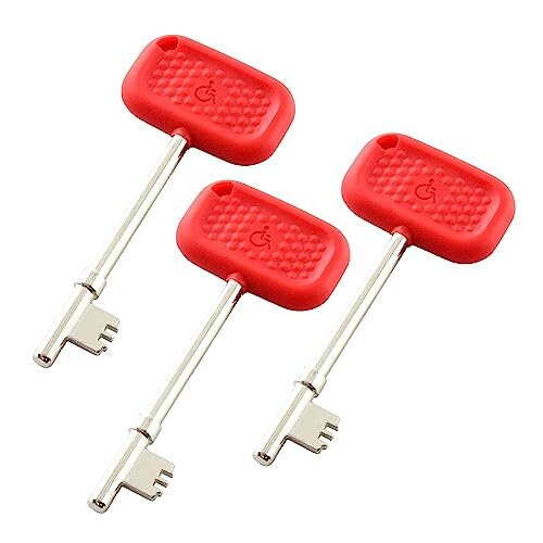 Disabled Toilet Key x3 for NKS Radar Toilets, Accessible Loos, Pubs