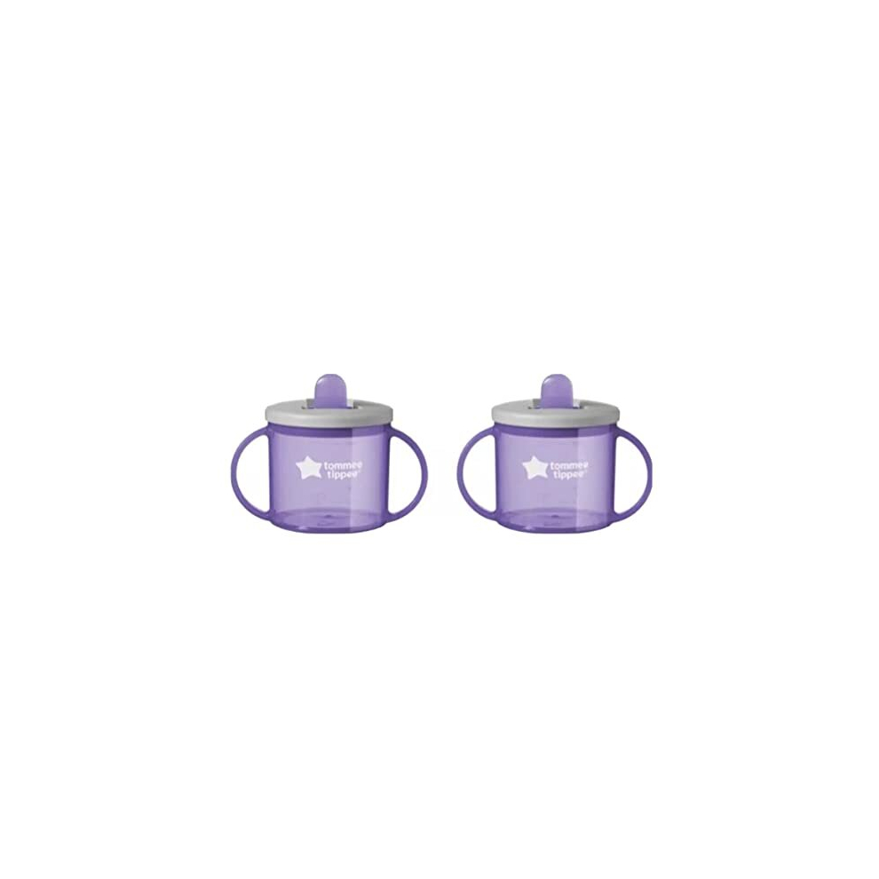 Tommee Tippee First Cup Purple (2 Packs), 190 ml