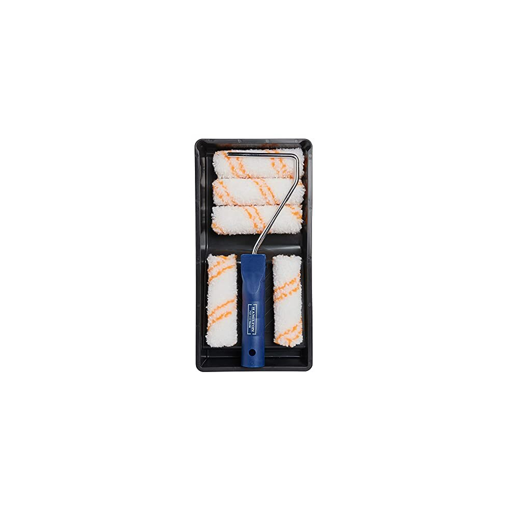 Hamilton for The Trade 7 Piece Medium Pile Paint Roller Set with Tray, 4