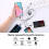 Amuvec Multi 4 in 1 Retractable Charging Cable, 1M 3A Fast Phone Charger Cables with Lightning Type C Micro USB Connector, for iPhone, Samsung 4