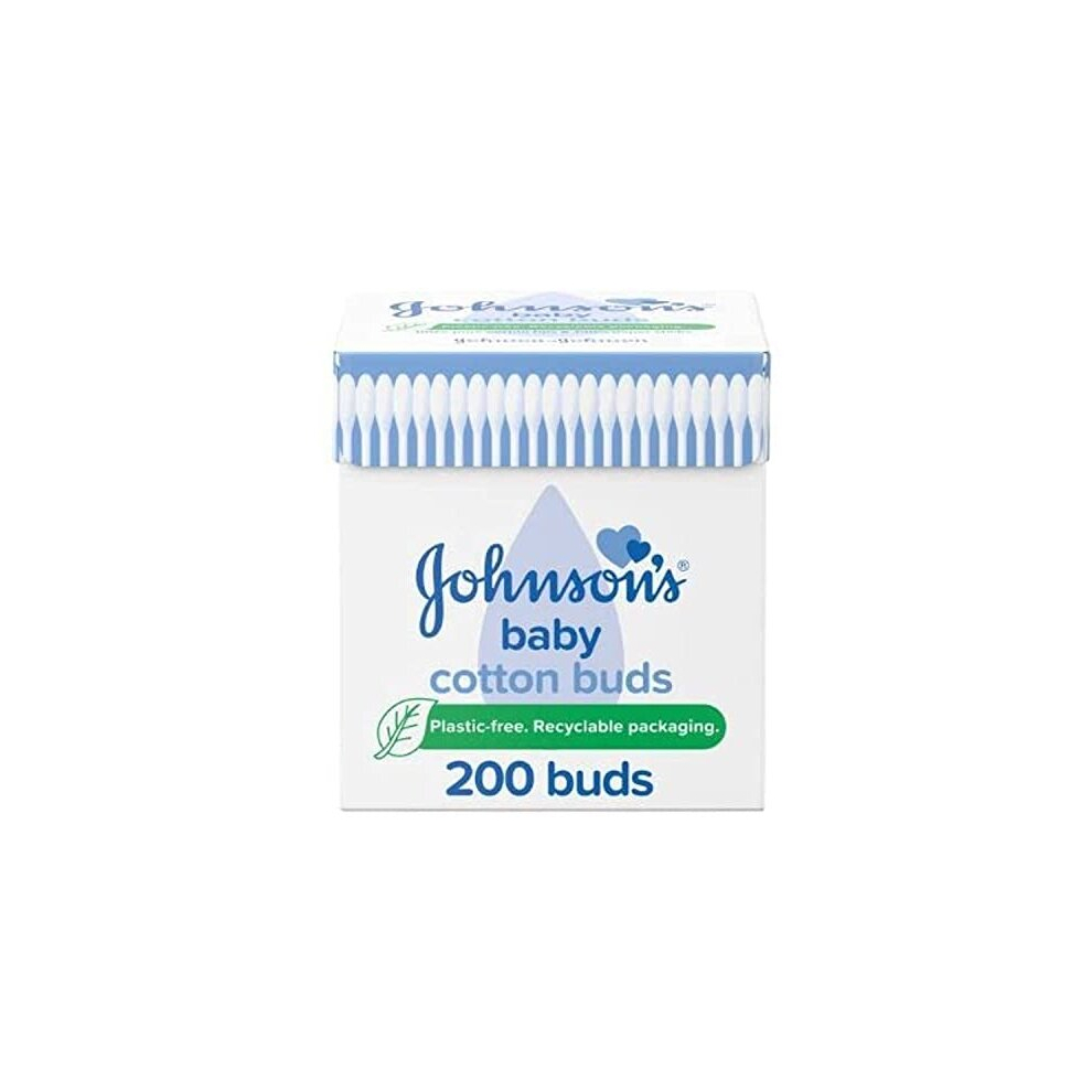 Johnson's Baby Cotton Buds 200 per Pack - Pack of 2