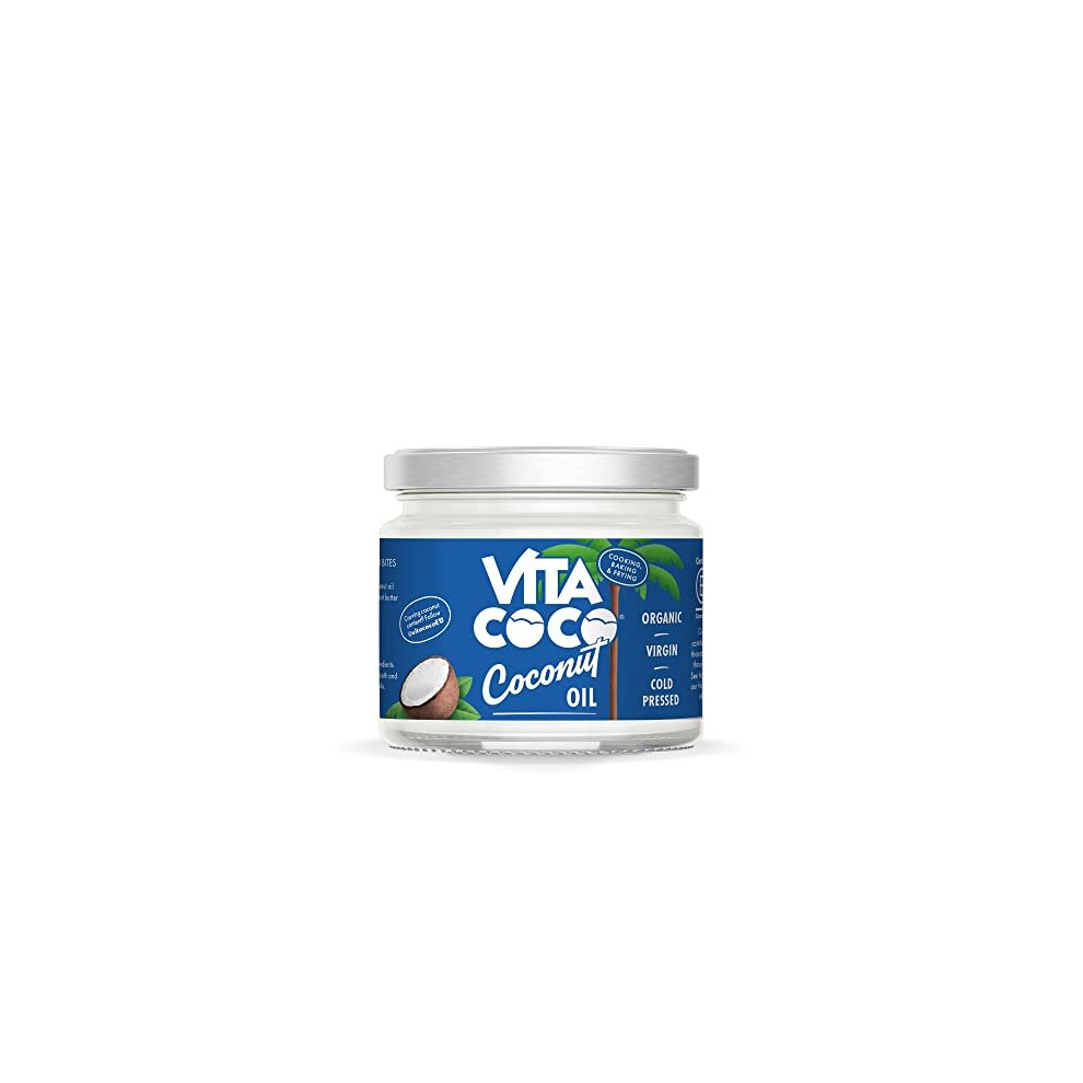 Vita Coco Organic Coconut Oil 250 ml, Extra Virgin, Gluten Free, Use as Cooking Oil, Skin Moisturiser or Hair Shampoo