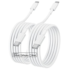 iPhone 14 13 Fast Charger Cable 2M 2Pack,[Apple MFi Certified]USB C to Lightning Cable for iPhone 14 Pro Max/13 mini/12Pro/11/XS/XR/8/iPad/AirPod,