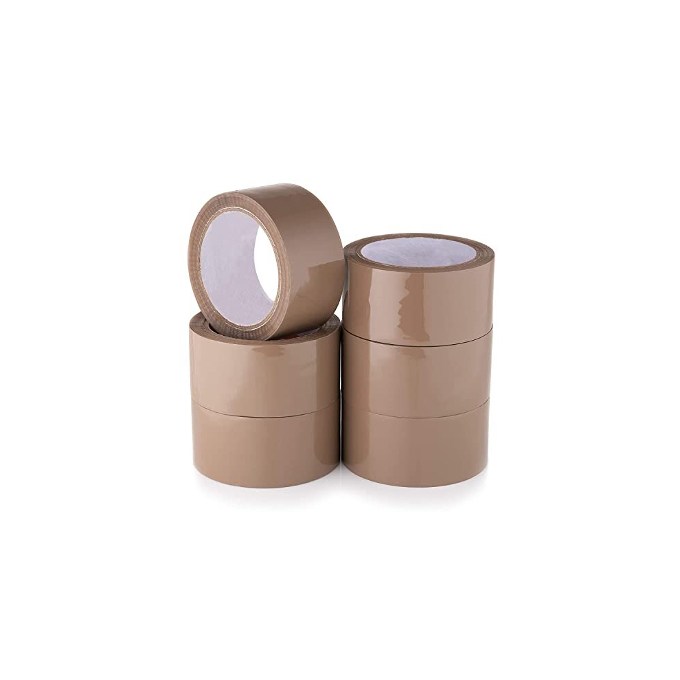 Wolf Tapes Packaging Tape, Heavy-Duty Parcel Tape for Packing, All Purpose Strong Adhesive Tape, Secure Sticky Seal for Boxes, FSC Certified Shipping