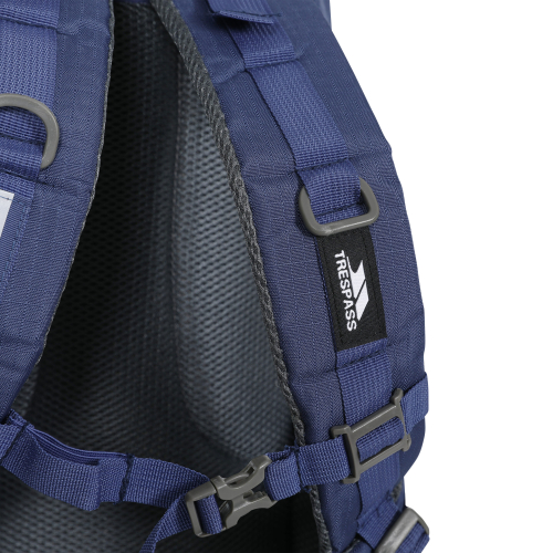Trespass (EACH, Electric Blue) Trespass 33L Rucksack Backpack Padded Trek 33 2