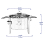 (Diameter - 13.5cm) Food Warmer Chafing Dish Rack Stand Tea Light 8