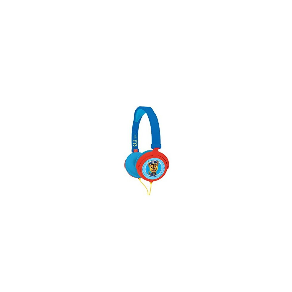 Lexibook Hp015pa Paw Patrol Chase Marshall Stereo Headphones, Safe Volume, Foldable, One Size-Adjustable Blue/Red 5051300772031
