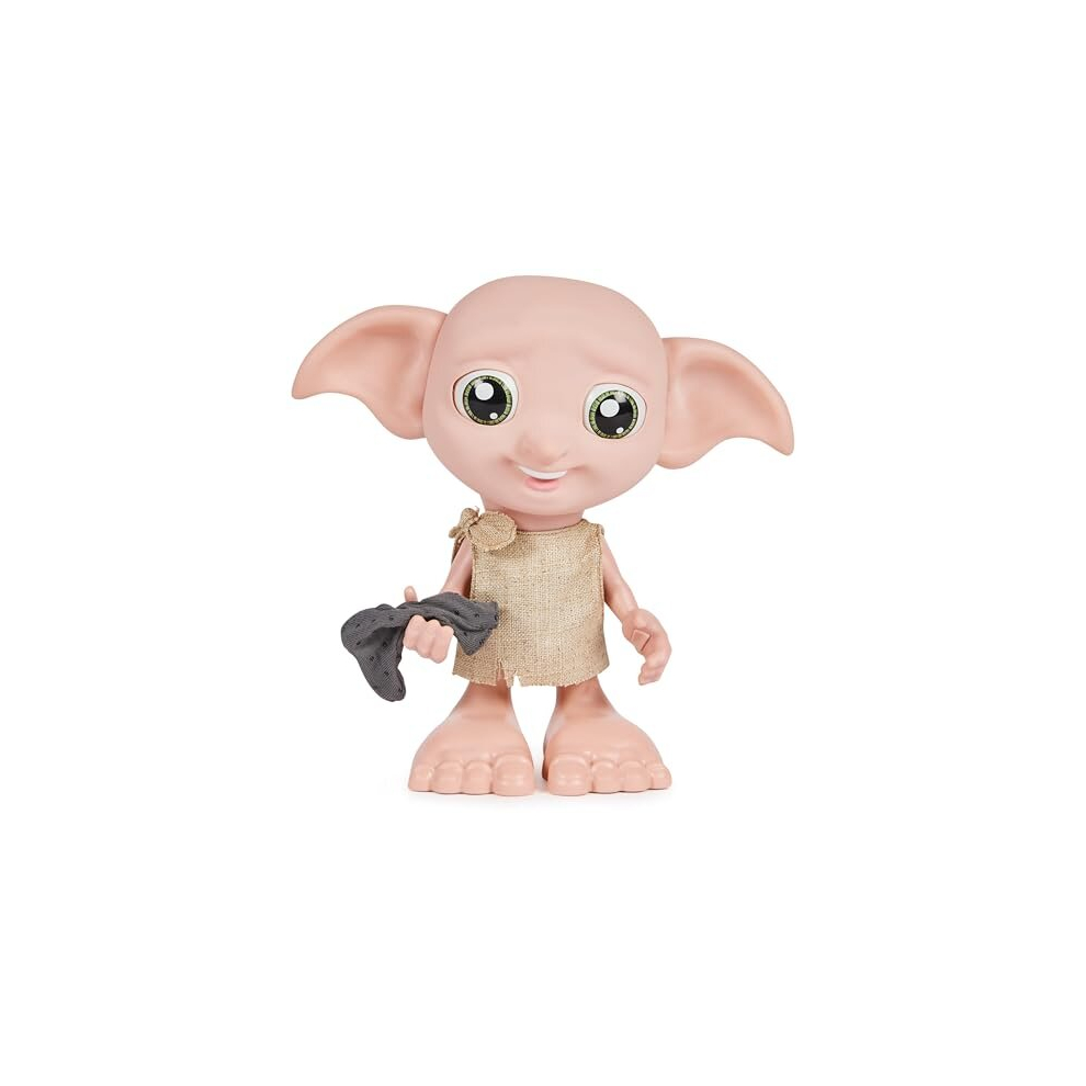 Wizarding World Harry Potter, Interactive Magical Dobby Elf Doll with Sock, over 30 Sounds and Phrases, 21.6cm, Kids? Toys for Ages 6 and up