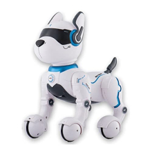 Top Race Remote Control Robot Dog Toy for Kids, Interactive & Smart Dancing to Beat Puppy Robot, Act Like Real Dogs, Gift Toy For Girls & Boys Ages