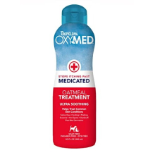 TropiClean OxyMed Medicated Dog Conditioner for Pets - Allergies and Itching - Soothing Relief for Skin Issues like Seborrhea, Eczema, Flea Bite, and
