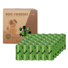 dogGo: Dog Poo Bags - 540 Counts Biodegradable, Guaranteed Leak Proof and Extra Thick Poop Waste Bag Refill Rolls for Dogs include 1 Adjustable