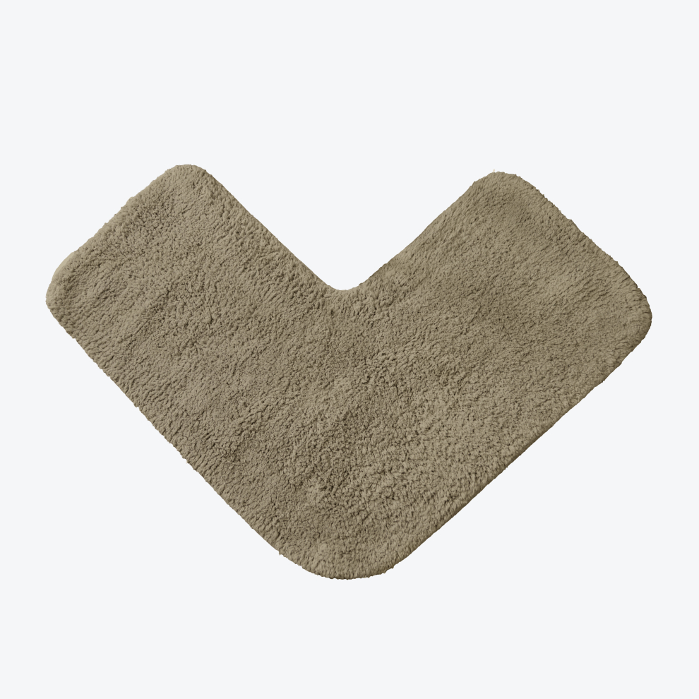 Allure Bath Fashions L Shape Corner Shower Mat - Cotton - 35cm - Image 4