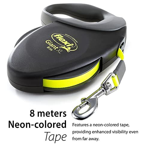 flexi Flexi - XL giant strap belt 8 m,Black/Neon 1