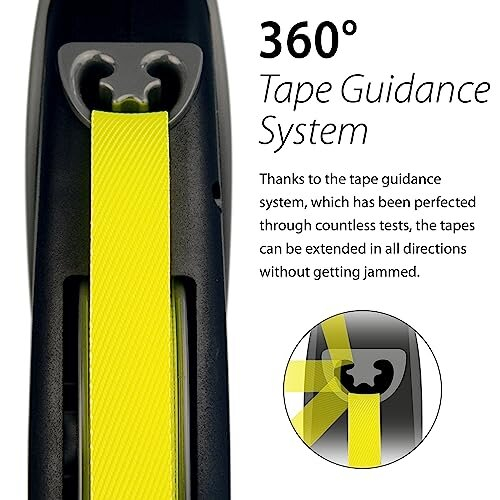 flexi Flexi - XL giant strap belt 8 m,Black/Neon 2