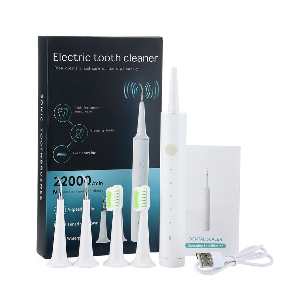 Rayches Plaque Remover For Teeth, Electric Toothbrush Set Dental Cleaner Tool Kit