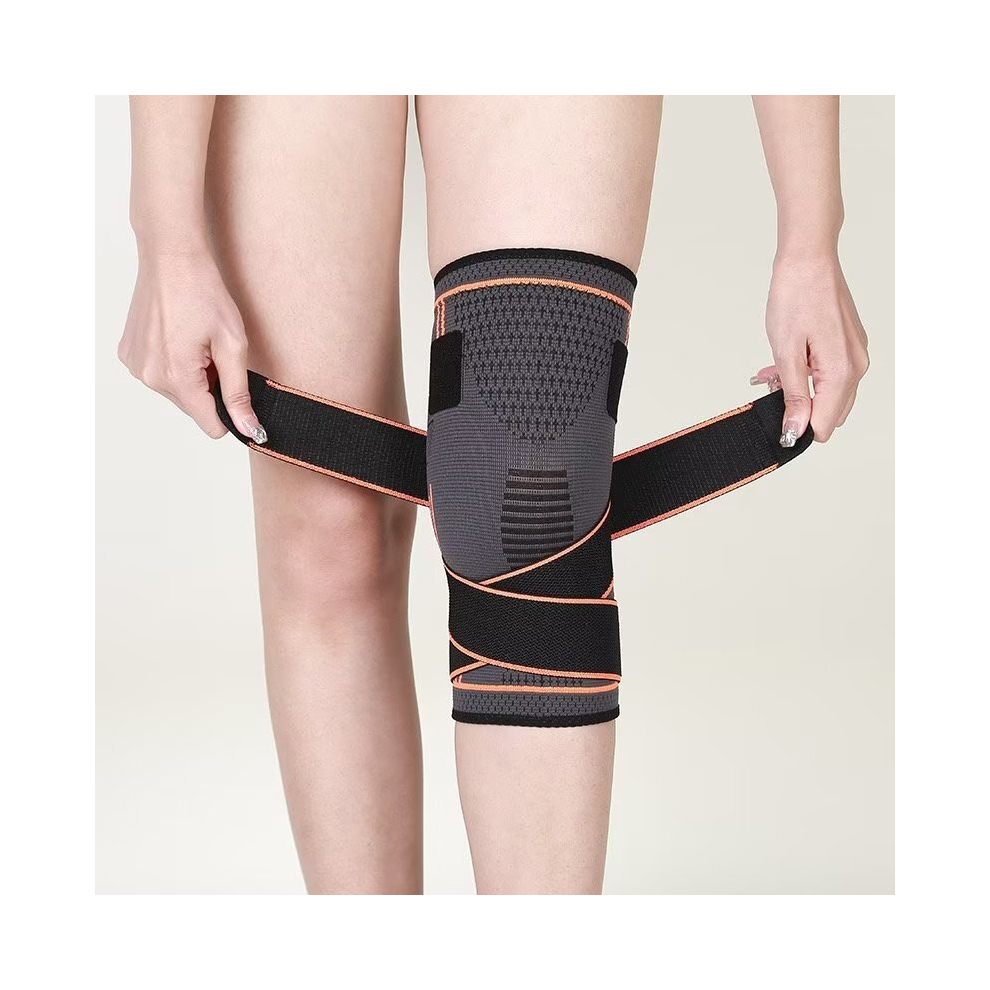 Rayches 2 Pack Knee Support, Compression Adjustable Knee Brace, Non-Slip Knee Support Brace(Xl)